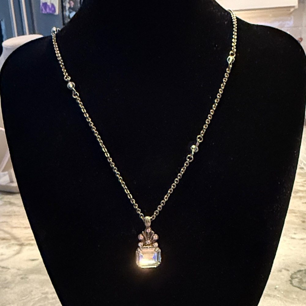 Sorrelli Gold Necklace with Radiant Crystal